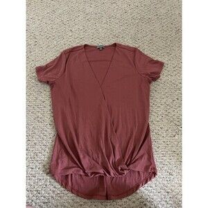 TBH Women's Pink Short Sleeve Shirt Top‎ Size S